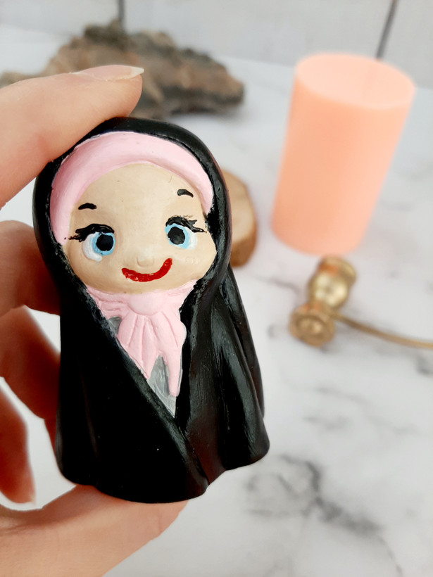 قالب شمع مدل دختر چادری