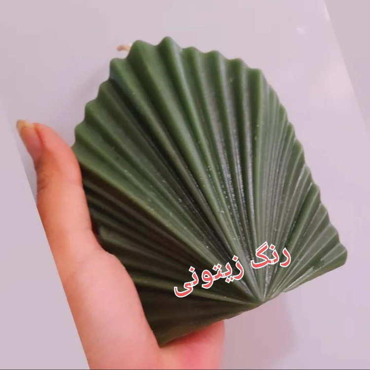 رنگ شمع مکعبی دارینا رنگ زیتونی تیره