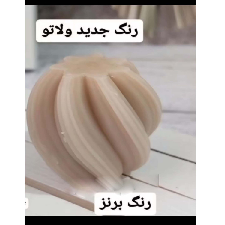 رنگ شمع مکعبی دارینا مدل ولاتو رنگ برنز