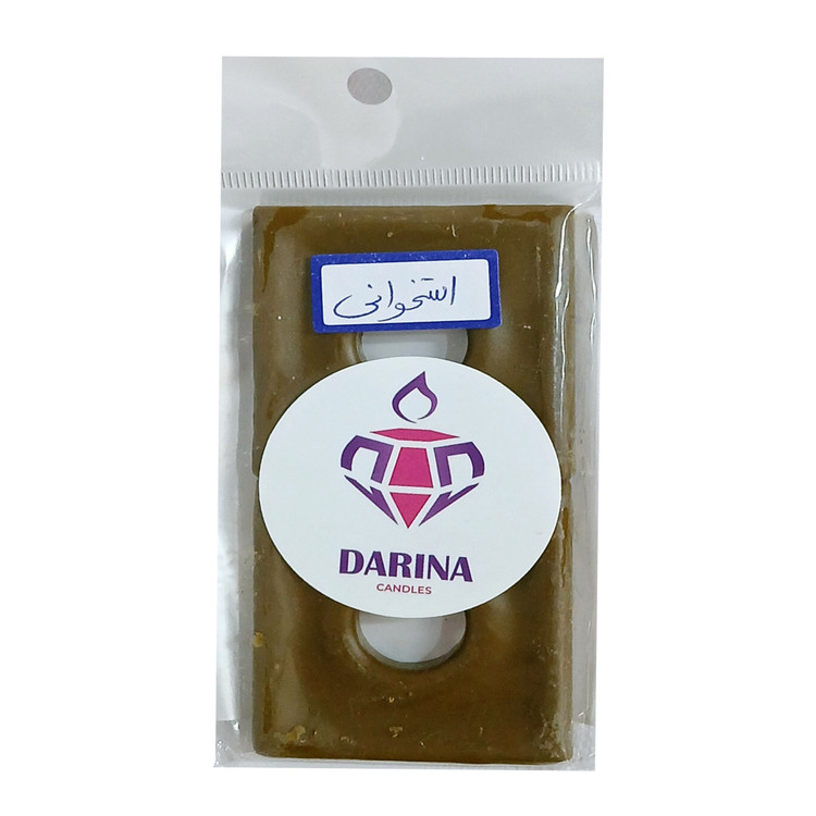 رنگ شمع مکعبی دارینا رنگ استخوانی (سری جدید)