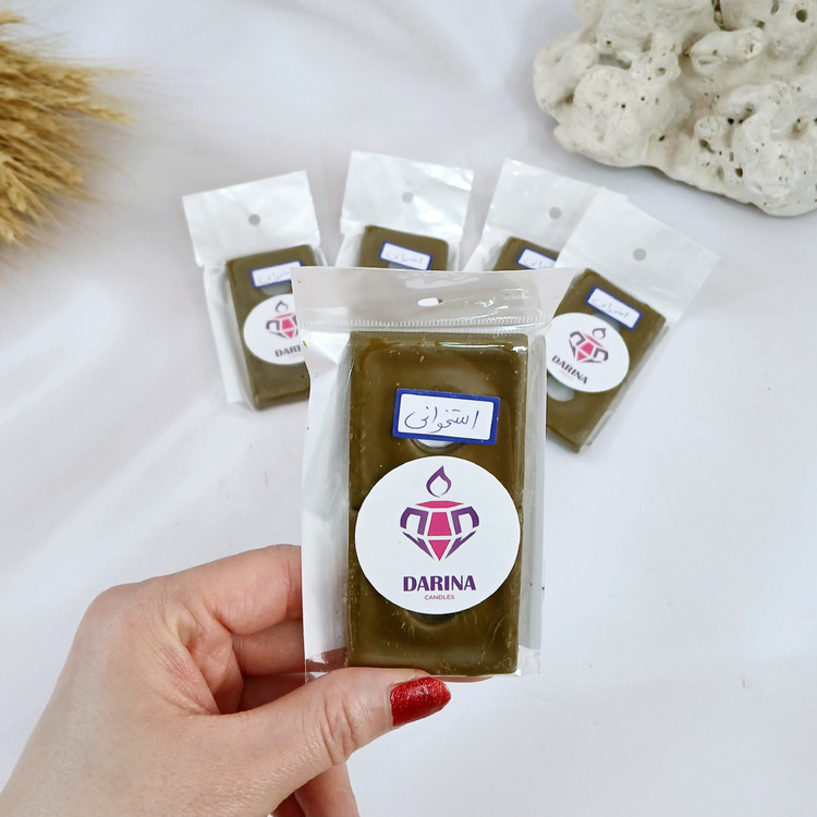 رنگ شمع مکعبی دارینا رنگ استخوانی (سری جدید)