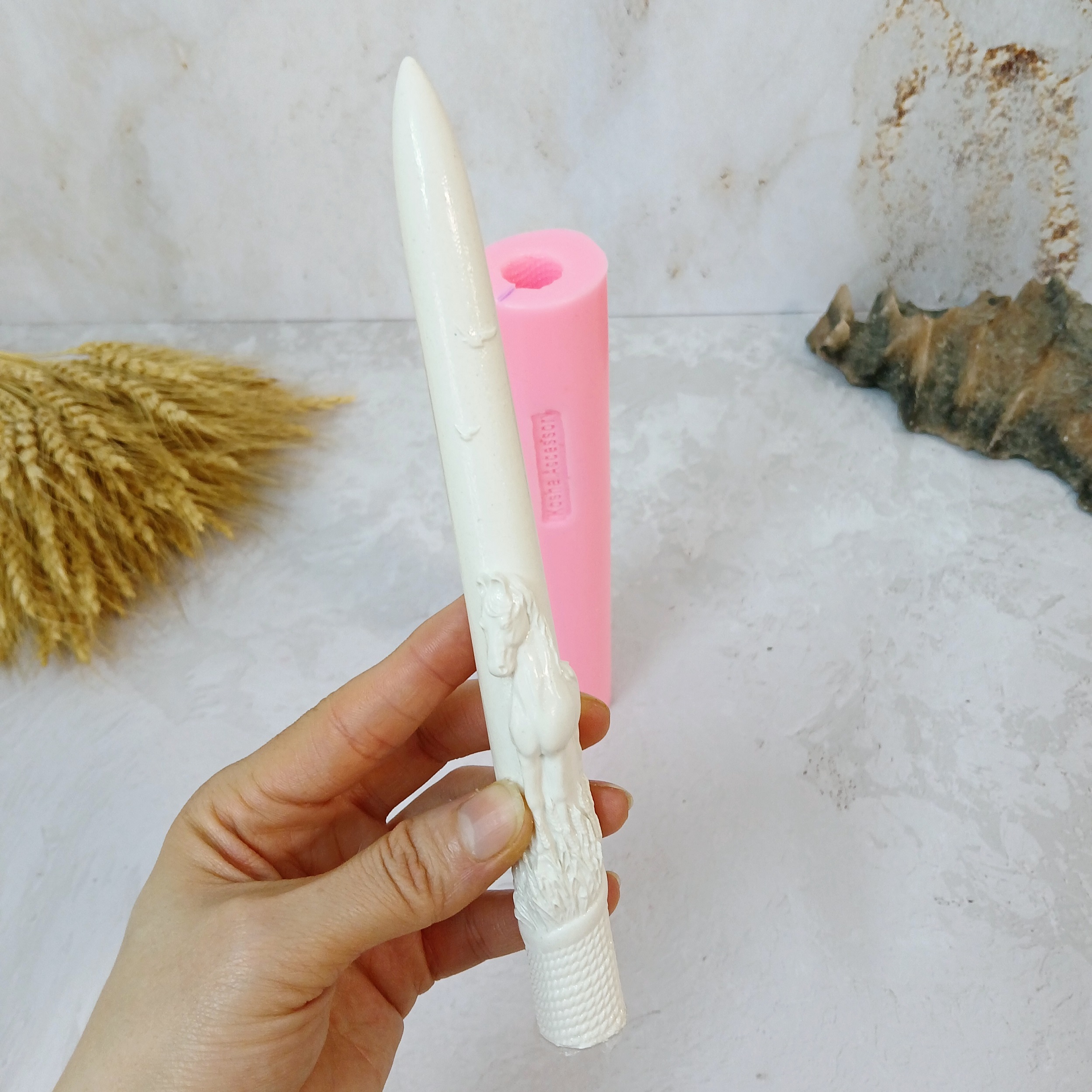 قالب شمع مدل قلمی اسب کد 02