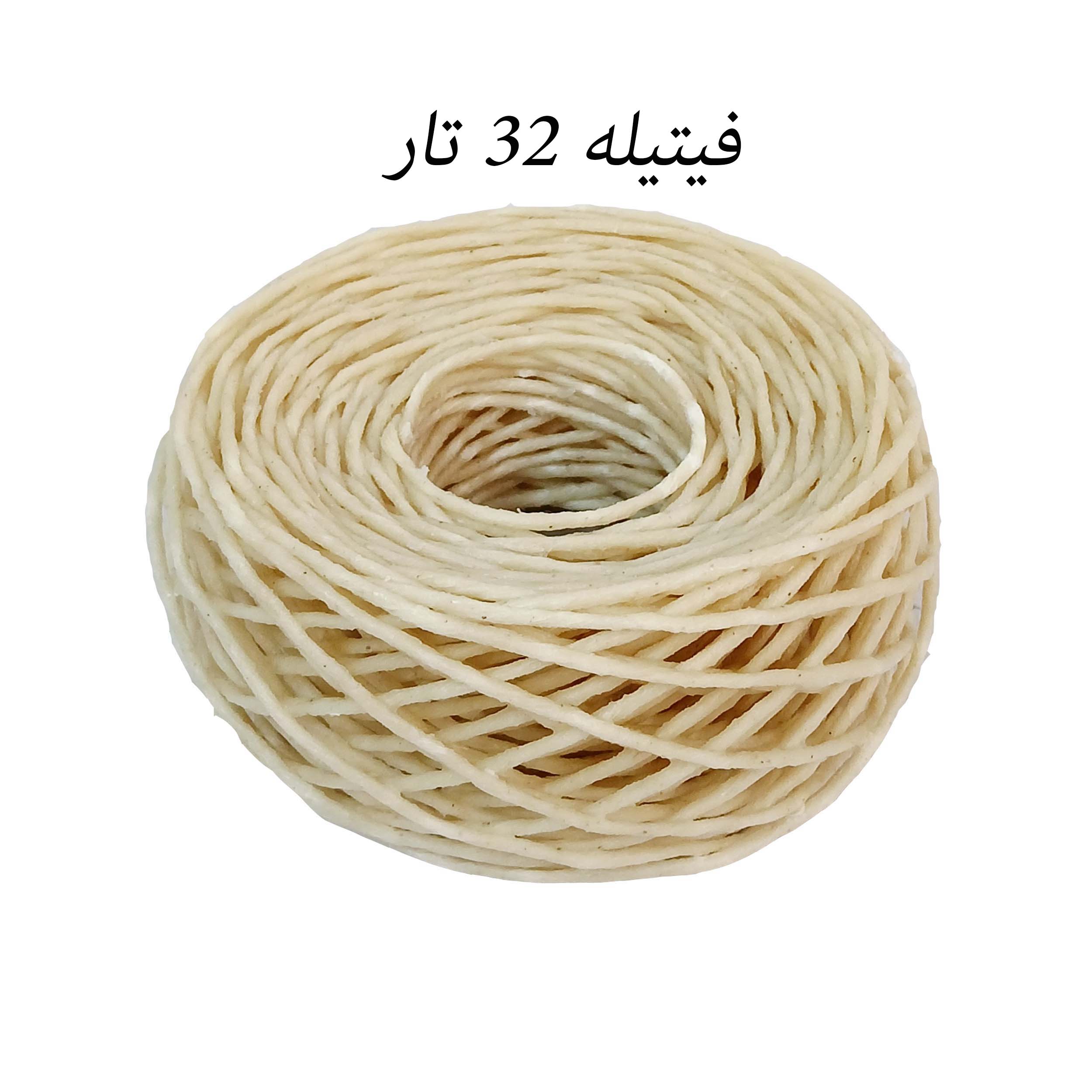فیتیله شمع موم خورده 32 تار( 5 تا 25 متری)