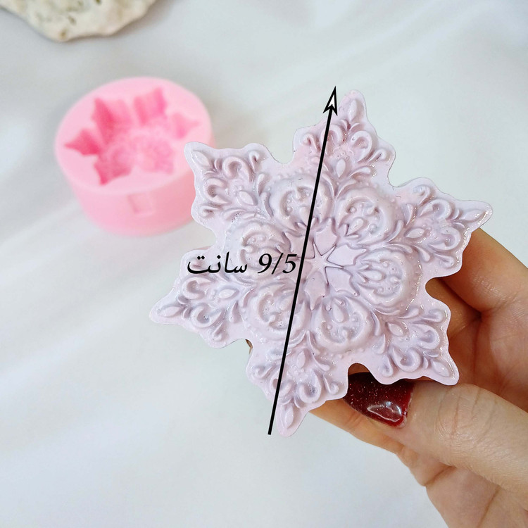 قالب شمع مدل دونه برفی منبت بزرگ