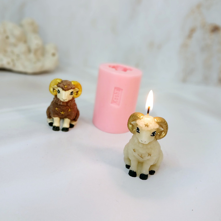 قالب شمع کوشا مدل بز ژورنالی ستاره دار