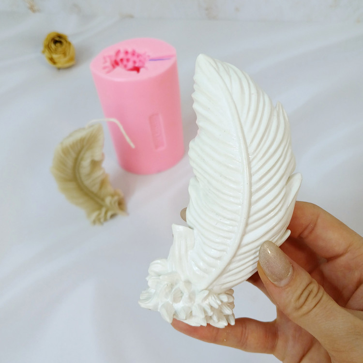 قالب شمع سیلیکونی مدل پر 12 سانتی